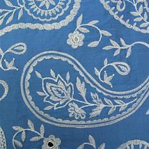 Фото: Шелк с вышивкой Pritika Bluebell- Ампир Декор