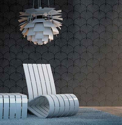 обои темно-коричневые 10054  - 1