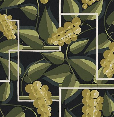 Обои со стилизованным виноградом FOL305 Khroma