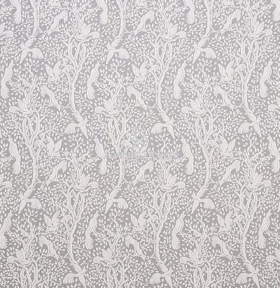 Ткань с птицами BKM020  Forest Birds Natural Morton Young & Borland