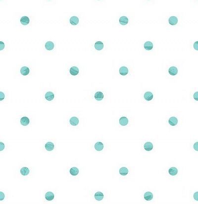 Обои в голубой горошек KJ 51702 