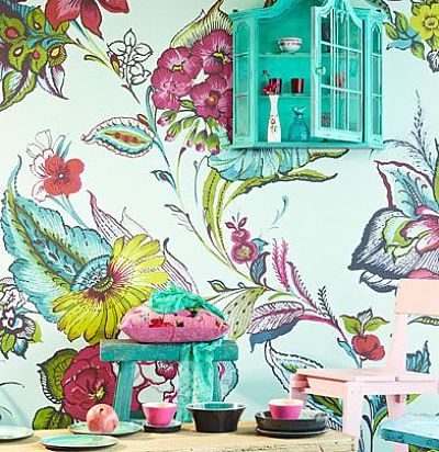 Яркие фотообои с цветами 330277 