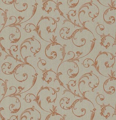 обои однотонные с крупным растительным рисунком 088846 Rasch Textil