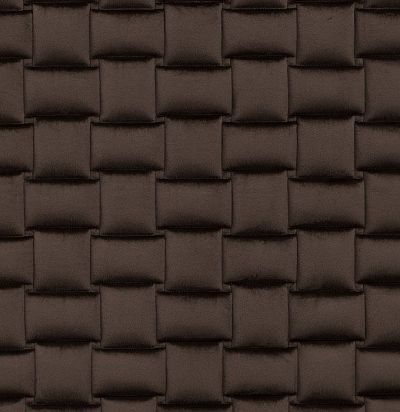 Стеганые обои  темно-коричневые дизайн Плетеный 20-018-109-20 
