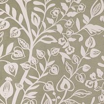 Фото: ткань с растительным узором Harlow Birch- Ампир Декор