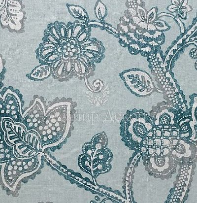 льняная ткань в восточной тематике 10381.03 Nobilis