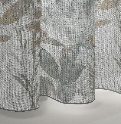 ткань современная с растительным узором с утяжелителем 8004-193 ADO - 1