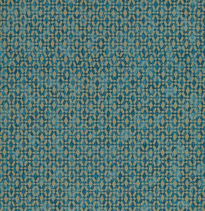 обои синие с мозаикой AID007 Khroma