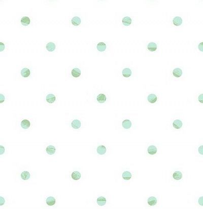 Обои в зеленый горошек KJ 51704 