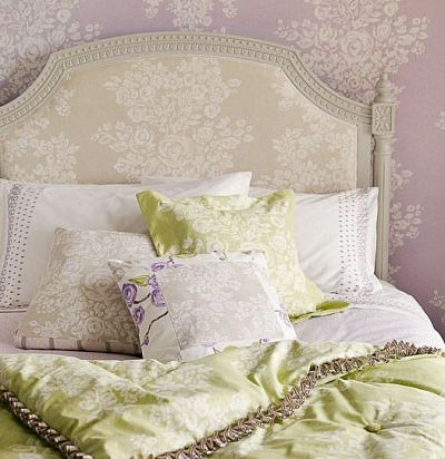 сиреневые флизелиновые обои 212857 Sanderson - 1