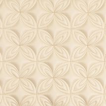 Фото: Стеганые обои бежево-перламутровые дизайн Амулет 10-011-024-00- Ампир Декор