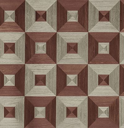 Обои натуральные деревянный шпон геометрические узоры квадраты im41 Omexco