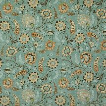 Фото: Обивочный бархат с цветами F4134/02- Ампир Декор