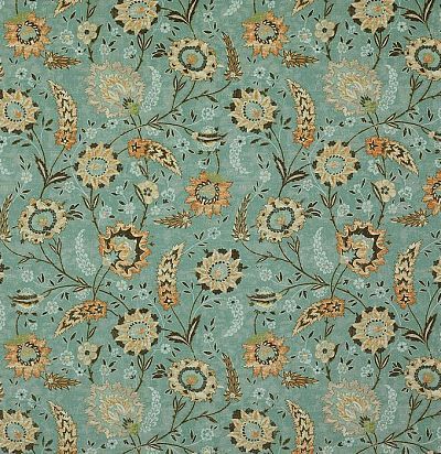 Обивочный бархат с цветами F4134/02 Colefax and Fowler