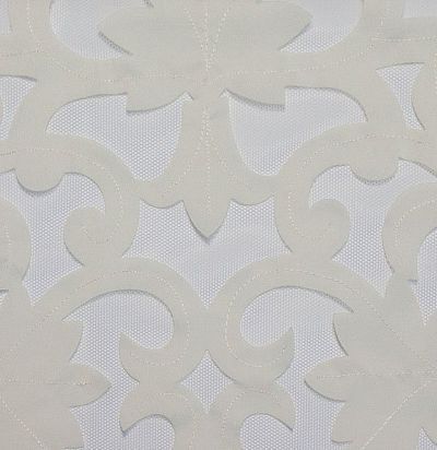 тюль-сетка с аппликацией Victoria 01 