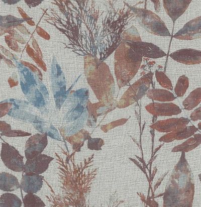 ткань современная с растительным узором с утяжелителем 8004-154 ADO