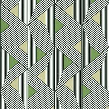 Фото: обои зеленые с геометрией WIL502- Ампир Декор