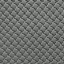 Фото: Стеганые обои  серебристо-серые дизайн клевер 10-003-111-20- Ампир Декор