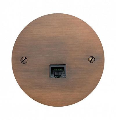 Sphere 84x84 мм Cuivre antique Латунная розетка L'artisan