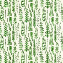 Фото: Ткань современная дизайнерская листья растений 121031- Ампир Декор