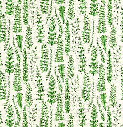 Ткань современная дизайнерская листья растений 121031 Scion