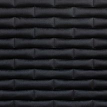 Фото: Стеганые обои  черные дизайн Бамбук вертикальный 20-019-124-20- Ампир Декор