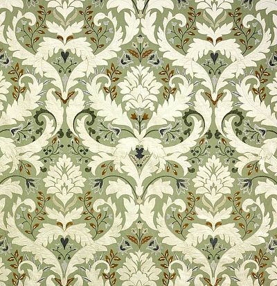 ткань с цветочным дамаском F4015/03 Colefax and Fowler