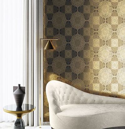 Восточный дизайн. Металлизированные сюзанне. Эффект объема. Деликатное мерцание Khroma Zoom - 1