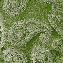 Фото: зеленая жакардовая ткань для портьер 10526.76 Cachemire- Ампир Декор