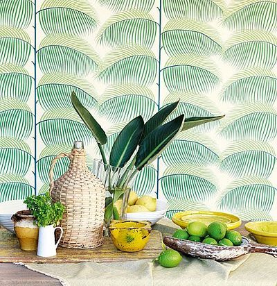 обои с листьями пальмы 213367 Sanderson - 1