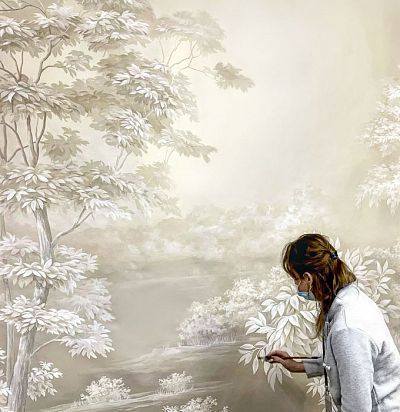 Обои ручной росиписи TR01  - 1