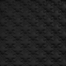 Фото: Стеганые обои  черные дизайн Дамаск 20-022-124-27- Ампир Декор