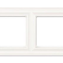 Фото: Рамка двойная EPD482WW- Ампир Декор