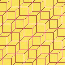 Фото: яркая ткань тревира с геометрическим принтом Scalia CS 33- Ампир Декор