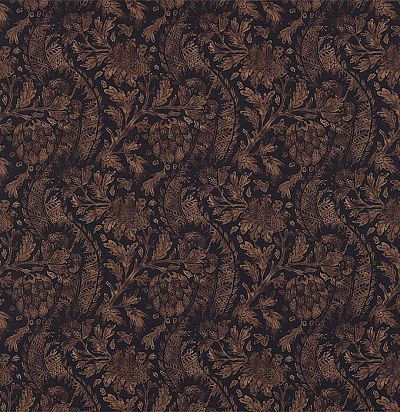 льняная ткань с принтом артишок 321691 Zoffany