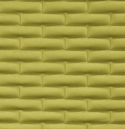 Стеганые обои  золотисто-зеленые дизайн Бамбук вертикальный 20-019-133-00 