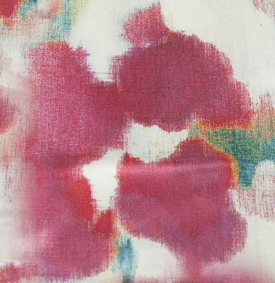 портьерная ткань с акварельными цветами 6842-02 