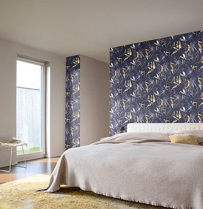 обои фиолетовые с цветами IUM101 Khroma - 1