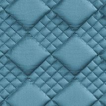 Фото: Стеганые обои  серо-голубые дизайн Вафельный 20-015-117-20- Ампир Декор