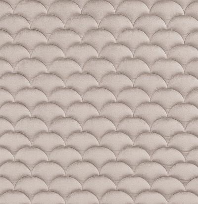 Стеганые обои серо-бежевые дизайн Ардеко вертикальный 20-024-127-20 