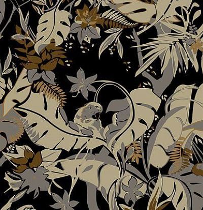 обои с золотыми растениями FP1012 ARTE