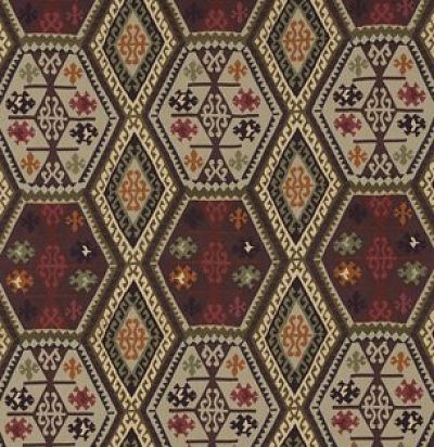 портьера из хлопка FD282/H113 Buckland Plum Mulberry