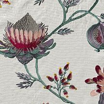 Фото: ткань из хлопка для портьер с цветочным дизайном 10475.41 Flore- Ампир Декор