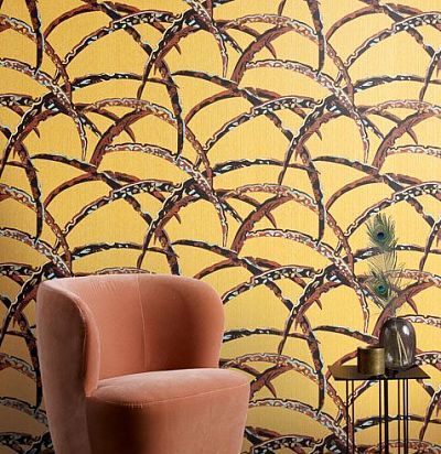 Обои с абстрактным артнаментом в японском стиле KIM502 Khroma