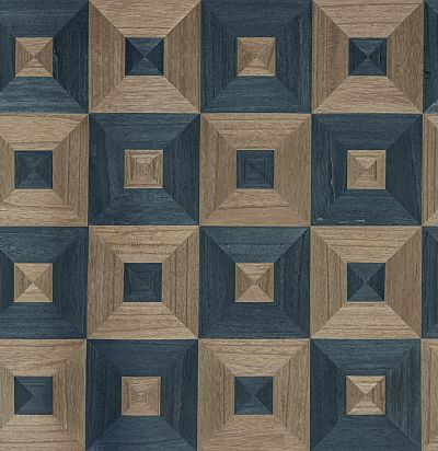 Обои натуральные деревянный шпон геометрические узоры квадраты im42 Omexco