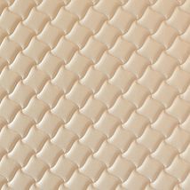 Фото: Стеганые обои песочно-желтые дизайн клевер 10-003-009-00- Ампир Декор