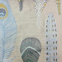 Фото: Шелк с вышивкой Samui Natural- Ампир Декор