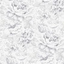 Фото: обои серые с цветами G56299- Ампир Декор