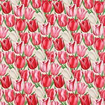 Фото: Ткань с тюльпанами DVIPEA-204- Ампир Декор