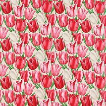 Фото: Ткань с тюльпанами DVIPEA-204- Ампир Декор